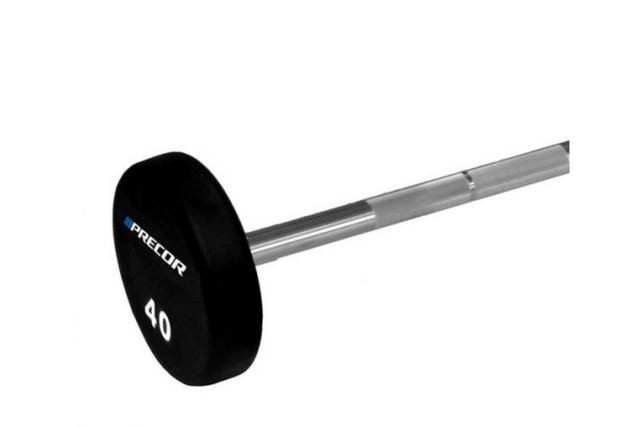 Набор фиксированных штанг PRECOR AU Urethane, 10-55 кг, 10 штук, шаг 5 кг Набор фиксированных штанг PRECOR AU Urethane, 10-55 кг, 10 штук, шаг 5 кг