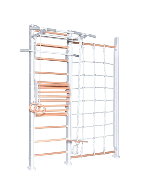 ДСК PERFETTO SPORT "Scala in legno con rete 1" bianco-naturale PS-128