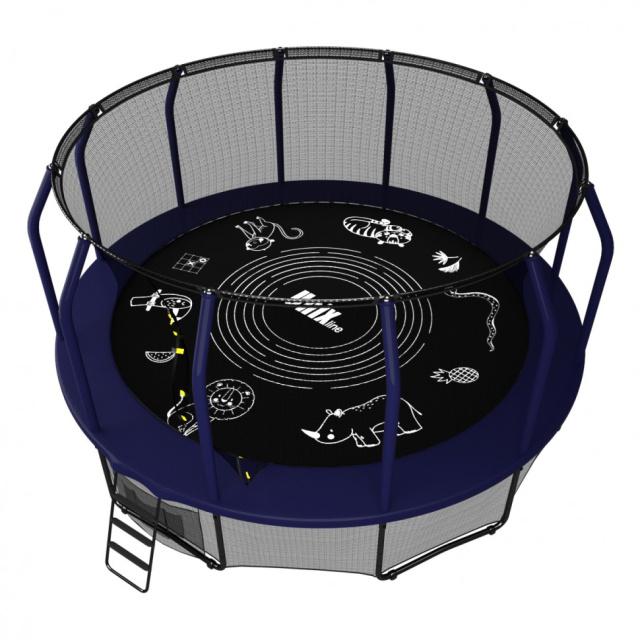 Батут Unix line SUPREME GAME 14 ft (blue)