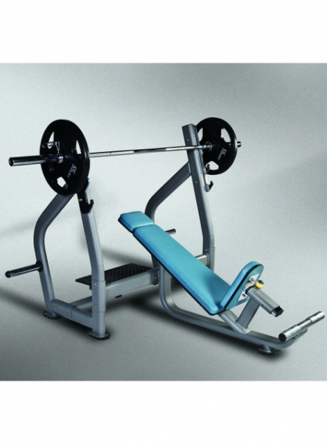 Олимпийская скамья для наклонного жима BenCarFitness TS-P021/4 (морской бриз)