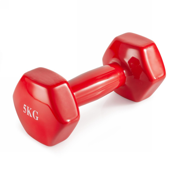 Гантель неразборная 5 кг. винил VictoryFit VF-DV050 Гантель неразборная 5 кг. винил VictoryFit VF-DV050