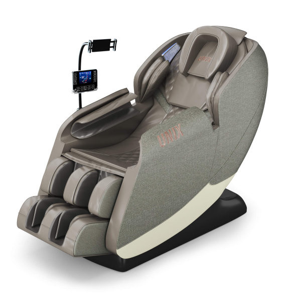 Массажное кресло UNIX Амелия / Amelia серый