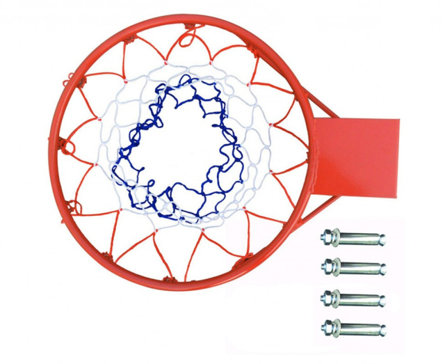 Кольцо баскетбольное DFC R2 45см (18") оранж./красное Кольцо баскетбольное DFC R2 45см (18") оранж./красное