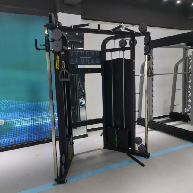 Тренажёр двойная регулируемая тяга, 2 х 100 кг. APEX PRO T17