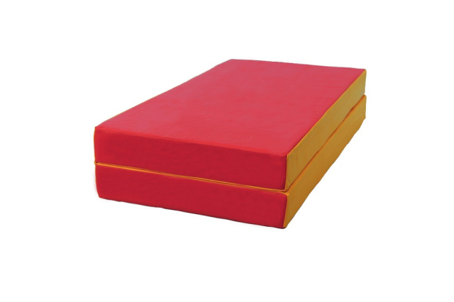 Мат КМС № 3 (100 х 100 х 10), складной, красно/жёлтый