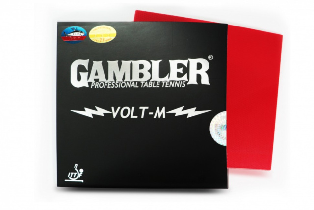 Накладка на ракетку GAMBLER VOLT M 2.1MM RED Накладка на ракетку GAMBLER VOLT M 2.1MM RED