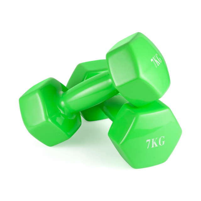 Гантель неразборная 7 кг. винил VictoryFit VF-DV070 Гантель неразборная 7 кг. винил VictoryFit VF-DV070