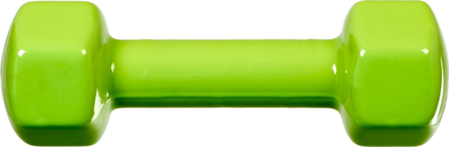 Гантель обрезиненная Bradex, 2 кг, салатовая Гантель обрезиненная Bradex, 2 кг, салатовая